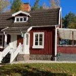 Rotes Ferienhaus in Mariannelund