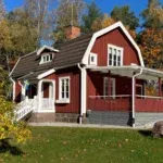 Rotes Ferienhaus in Mariannelund