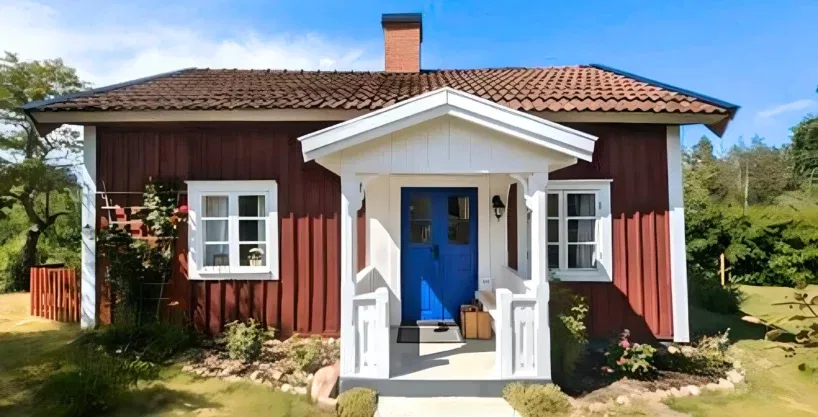 Rotes Ferienhaus für 2 Personen in Småland Boholt