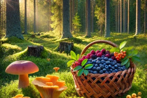 Pilze & Beeren sammeln in Schweden